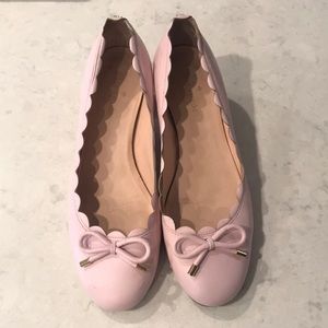 Kate Spade Scallop Block Heel Pink